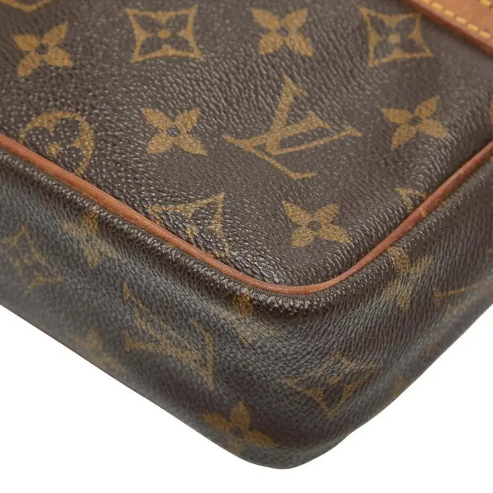 LOUIS VUITTON Authentic Brown Monogram Leather Bag